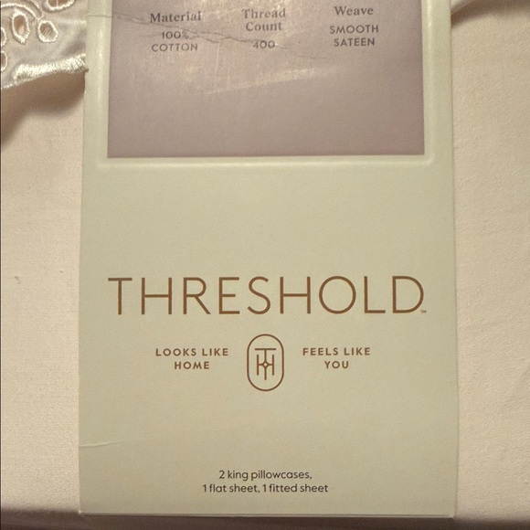 Threshold Cream Performance Sheet Set - Picture 2 of 5